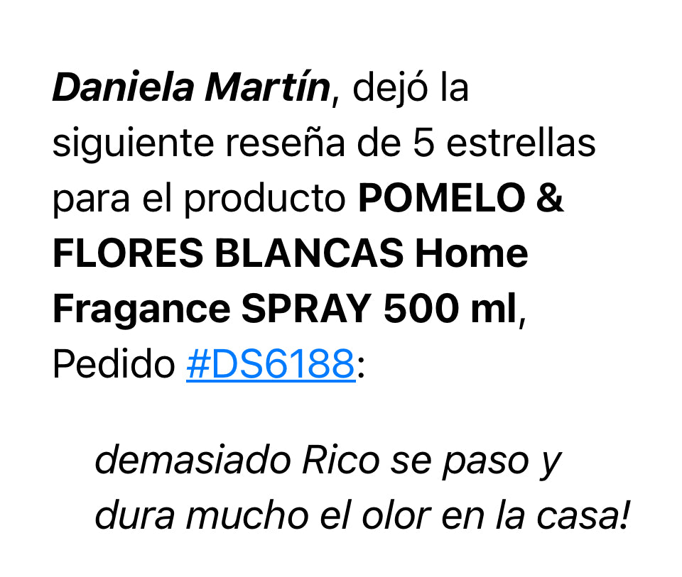 POMELO & FLORES BLANCAS Home Fragance SPRAY 500 ml