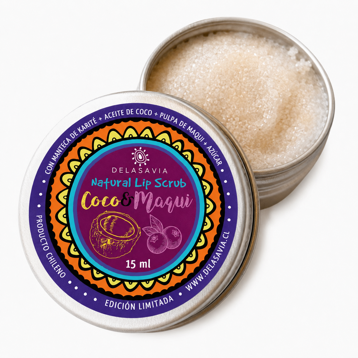 Exfoliante Labial Maqui & Coco Hidratante