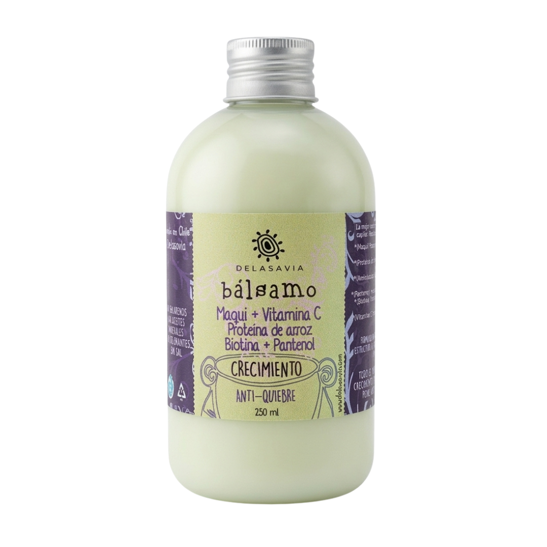 NUEVO Bálsamo Crecimiento Anti-Quiebre Maqui + Vitamina C + Biotina + Panthenol