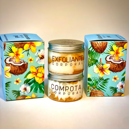 Exfoliante y Compota Corporal /coco vainilla