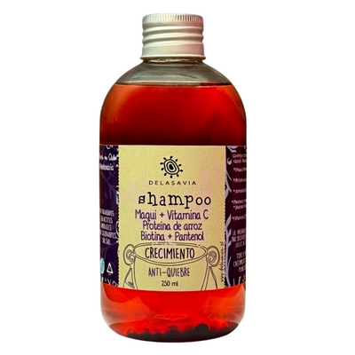 PACK CRECIMIENTO  & VITAMINA C: Shampo maqui + bálsamo maqui + serum argan + bolsa GRATIS