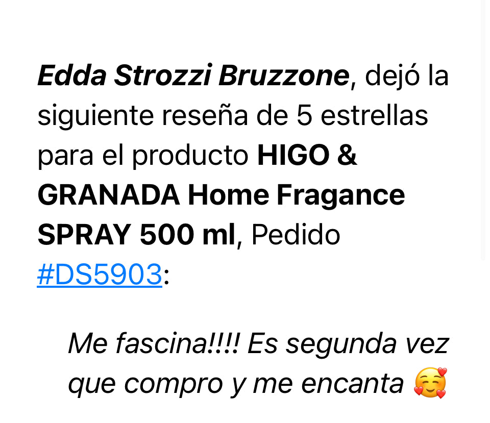 HIGO &amp; GRANADA Home Fragance SPRAY 500 ml