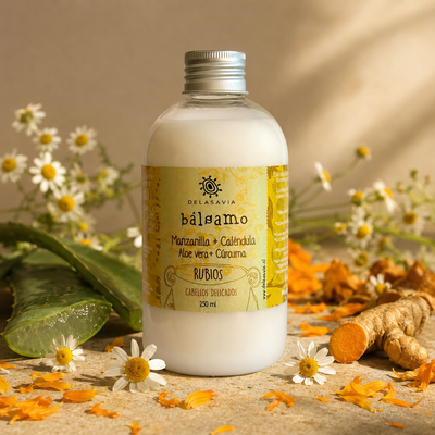 Bálsamo Suave Manzanilla & Caléndula | Cabello Delicado y Niños
