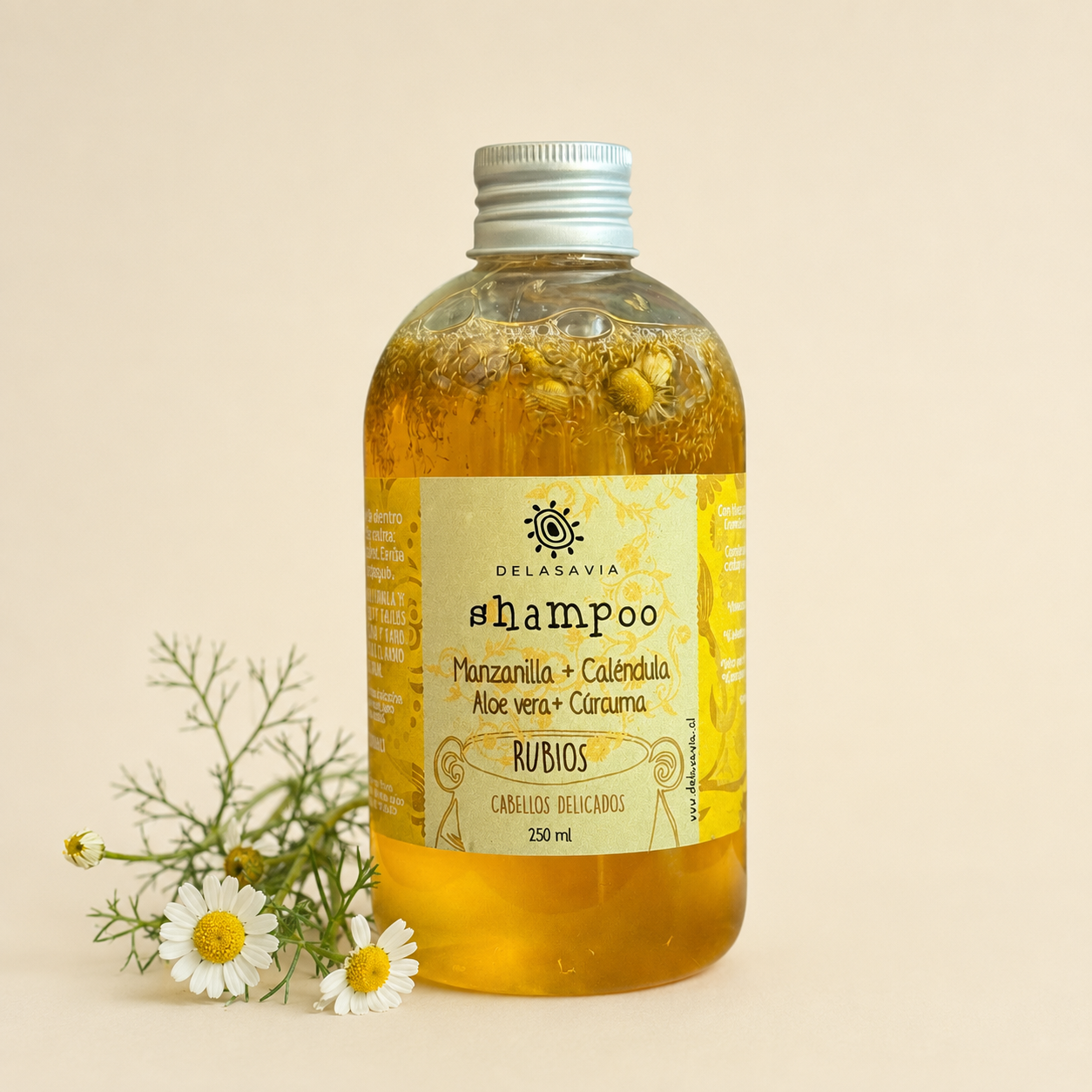 Shampoo Suave Manzanilla &amp; Caléndula / Cabello Delicado y Niños