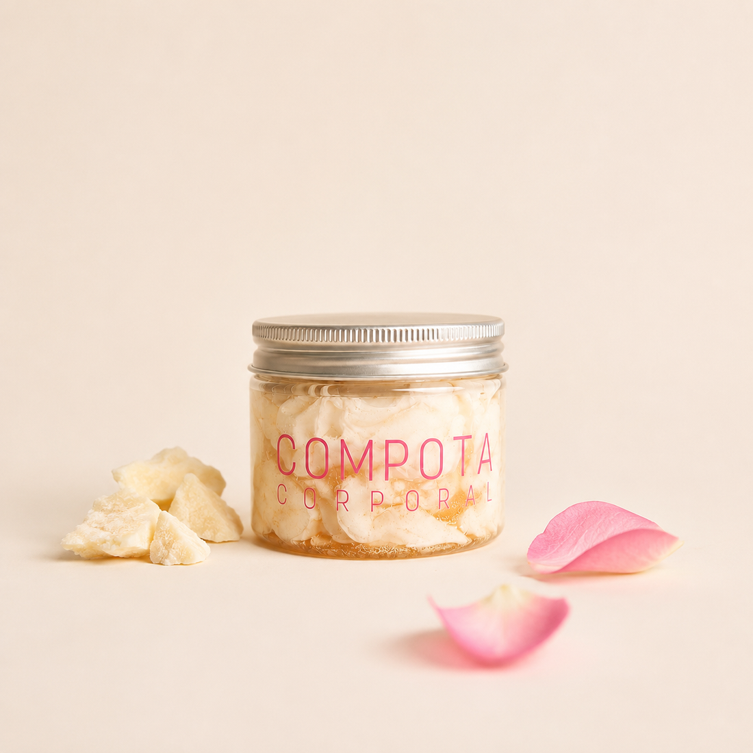 Compota corporal Pétalos de Rosas: REAFIRMANTE Y EXTRA NUTRITIVA