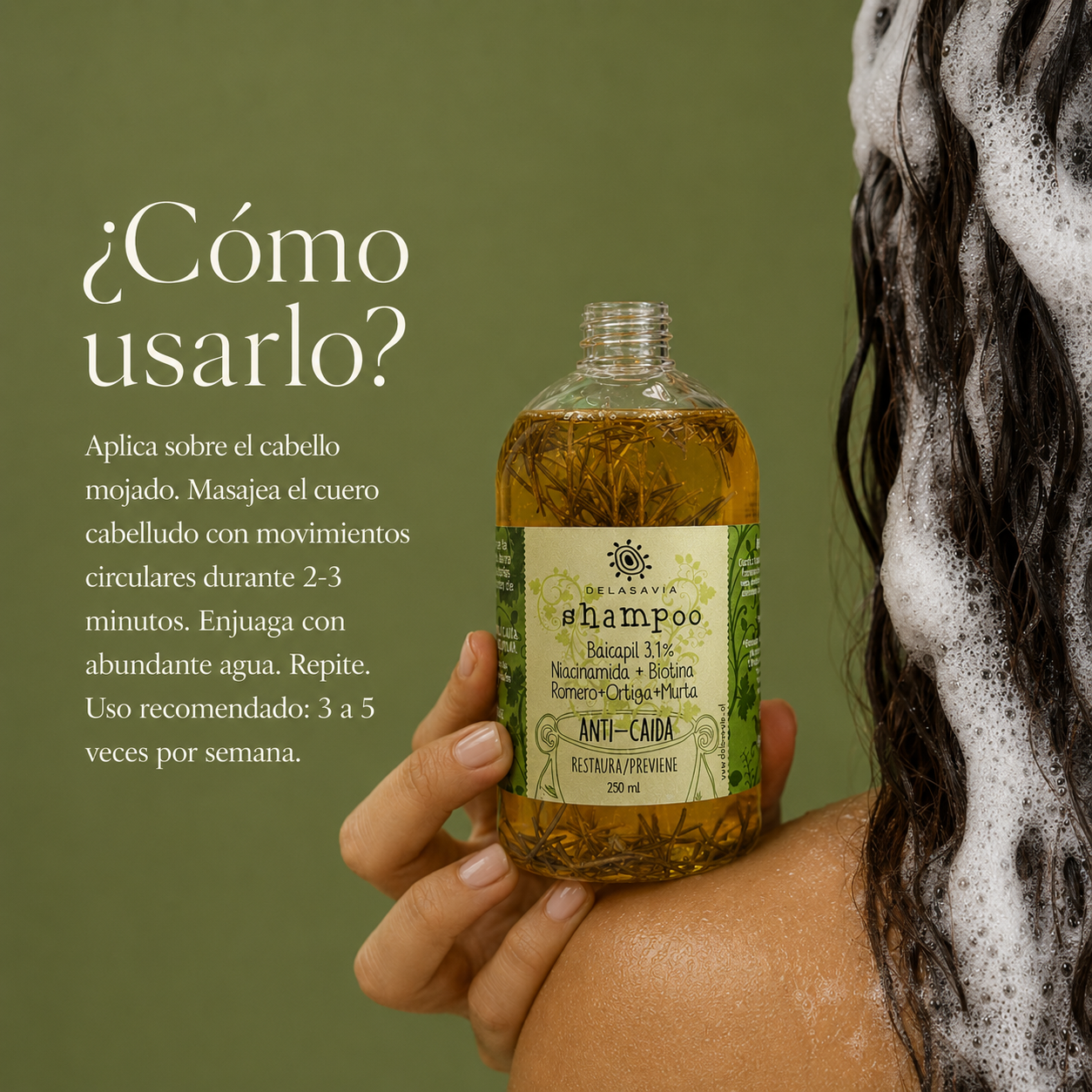 Shampoo Anti Caída Baicapil 3,1%+ Romero