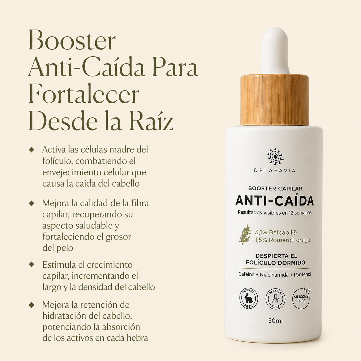 Pack Tratamiento Anti-Caída 3 Meses: Aplicador Tecnológico DE REGALO